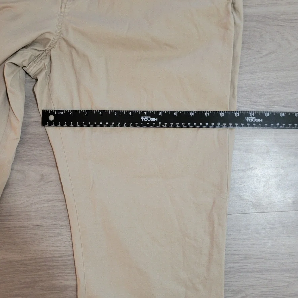 Polo Ralph Lauren Bedford Chino Pants Mens 40x31.5 Khaki Tan Flat Front Cotton